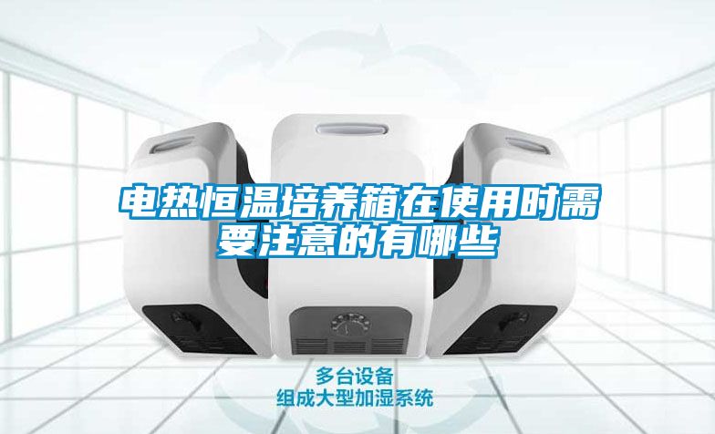 電熱恒溫培養箱在使用時需要注意的有哪些