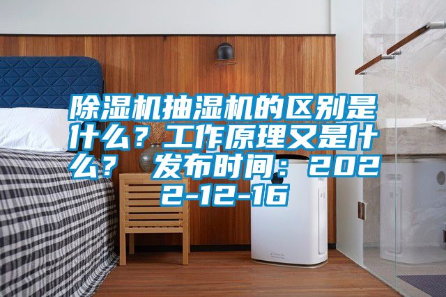 除濕機(jī)抽濕機(jī)的區(qū)別是什么？工作原理又是什么？ 發(fā)布時(shí)間：2022-12-16