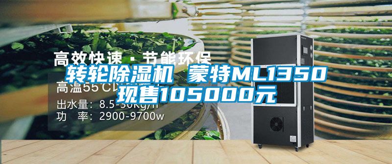 轉輪除濕機 蒙特ML1350現售105000元