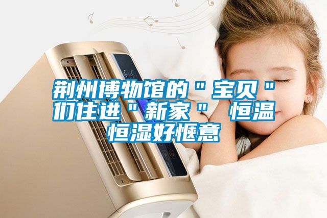 荊州博物館的＂寶貝＂們住進＂新家＂ 恒溫恒濕好愜意