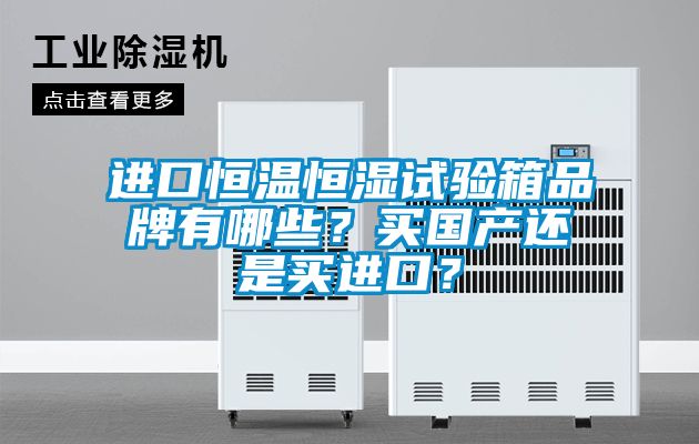進口恒溫恒濕試驗箱品牌有哪些？買國產還是買進口？
