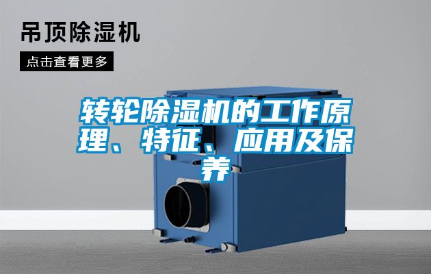 轉(zhuǎn)輪除濕機的工作原理、特征、應用及保養(yǎng)