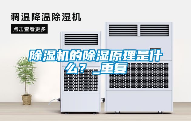 除濕機(jī)的除濕原理是什么？_重復(fù)