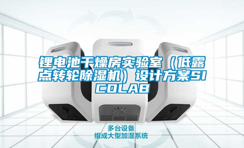 鋰電池干燥房實驗室（低露點轉(zhuǎn)輪除濕機）設(shè)計方案SICOLAB