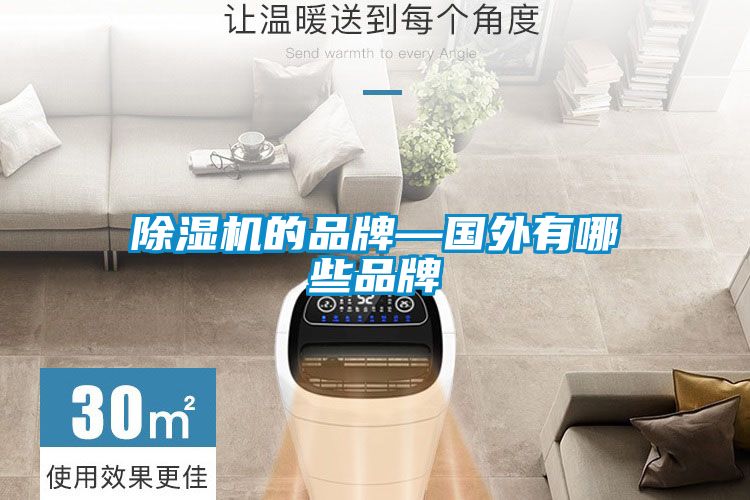 除濕機的品牌—國外有哪些品牌