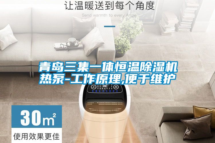 青島三集一體恒溫除濕機(jī)熱泵-工作原理,便于維護(hù)