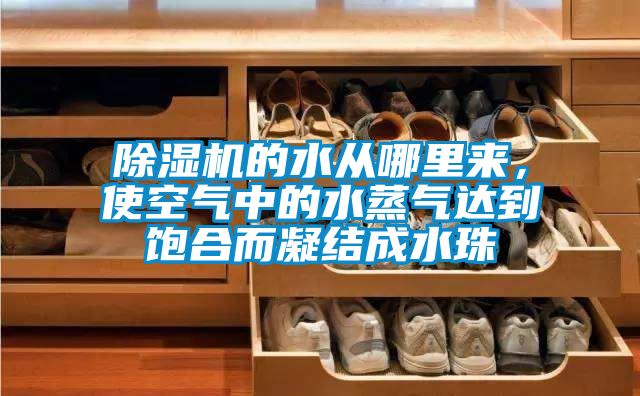 除濕機(jī)的水從哪里來(lái)，使空氣中的水蒸氣達(dá)到飽合而凝結(jié)成水珠
