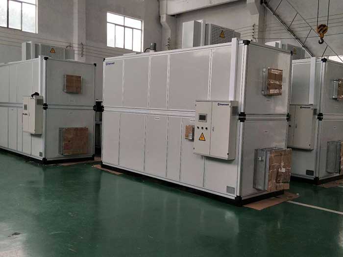 濟(jì)南銘威化工鋰電池鈷酸鋰零下40℃露點，三臺全新風(fēng)轉(zhuǎn)輪除濕機組